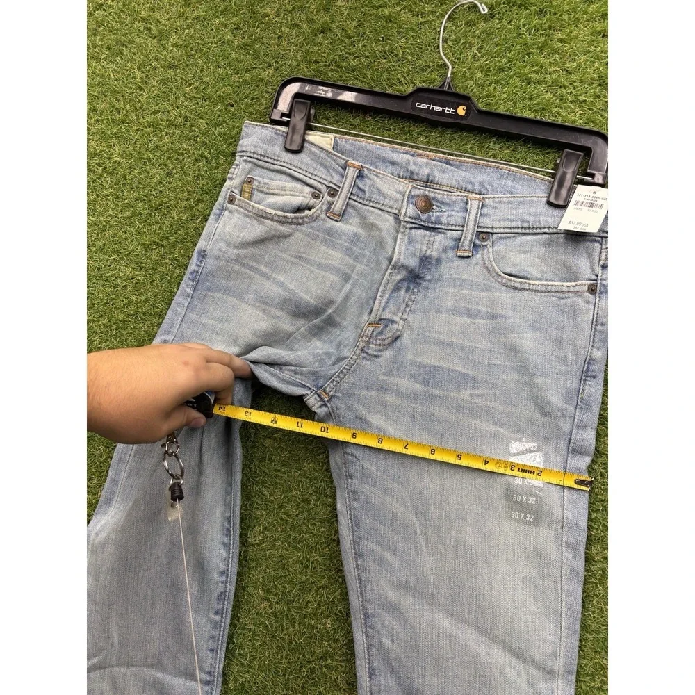 Abercrombie & Fitch Jeans Mens 30x32 Felix Super Skinny Light Wash Denim New